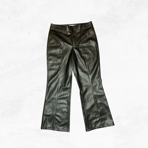 We The Free Black Flared Moto Pants size 12 - Picture 3 of 6